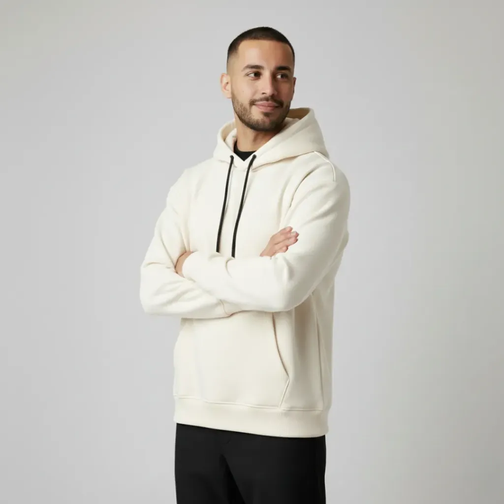 Boss Essential Hoodie (White, M)
