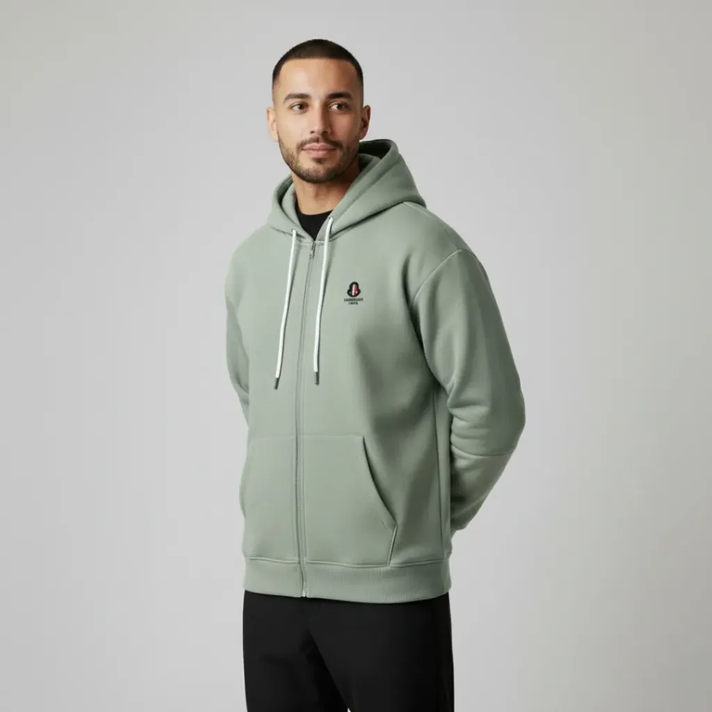  Urban Layer Full Zip Hoodie (S, Mint)