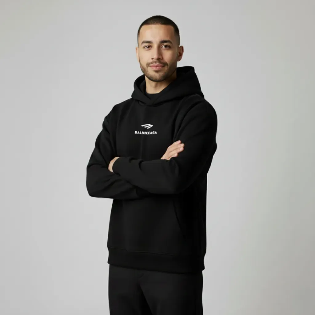 Urban Essential Hoodie (Black, S)