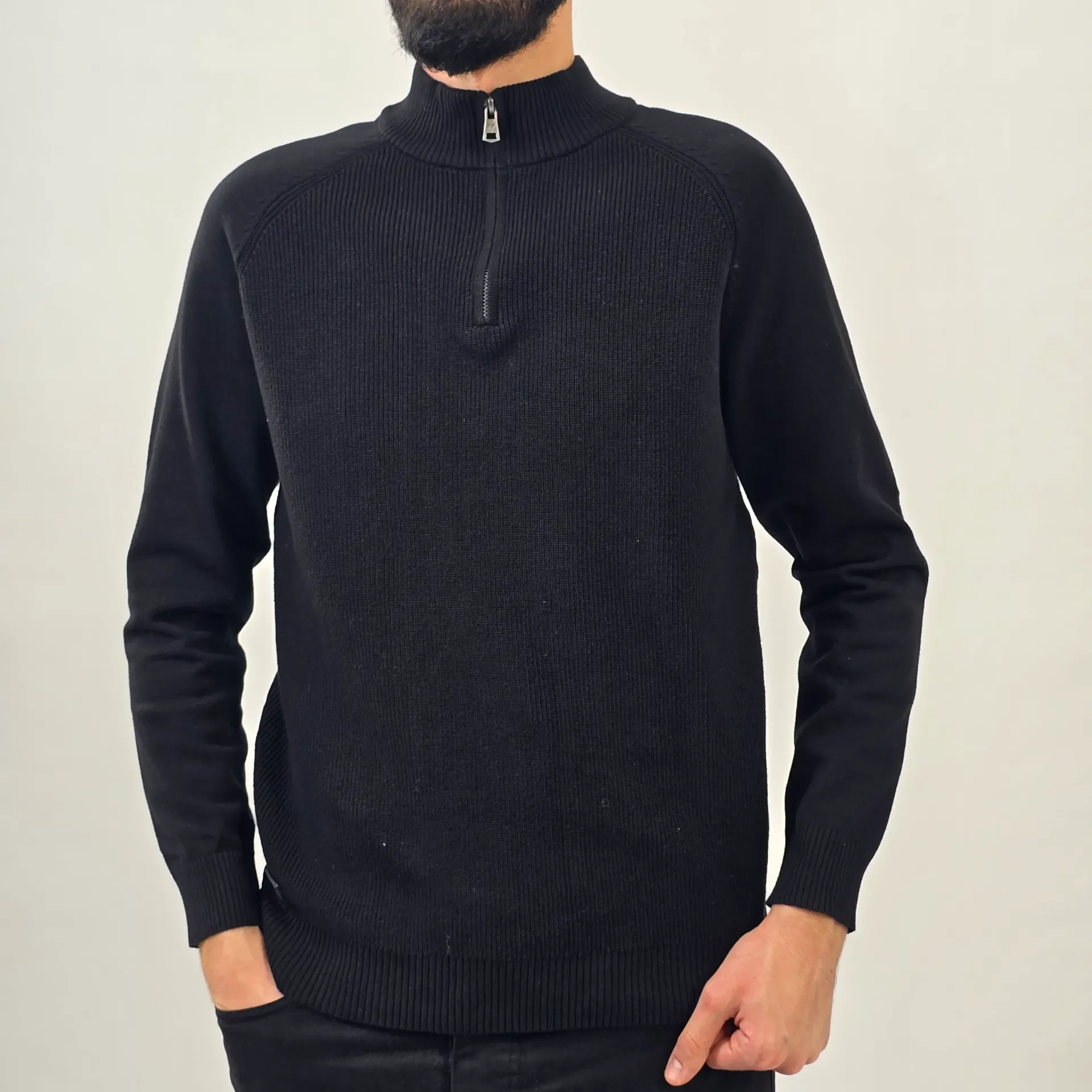 Knit 1/4 Zip Sweater