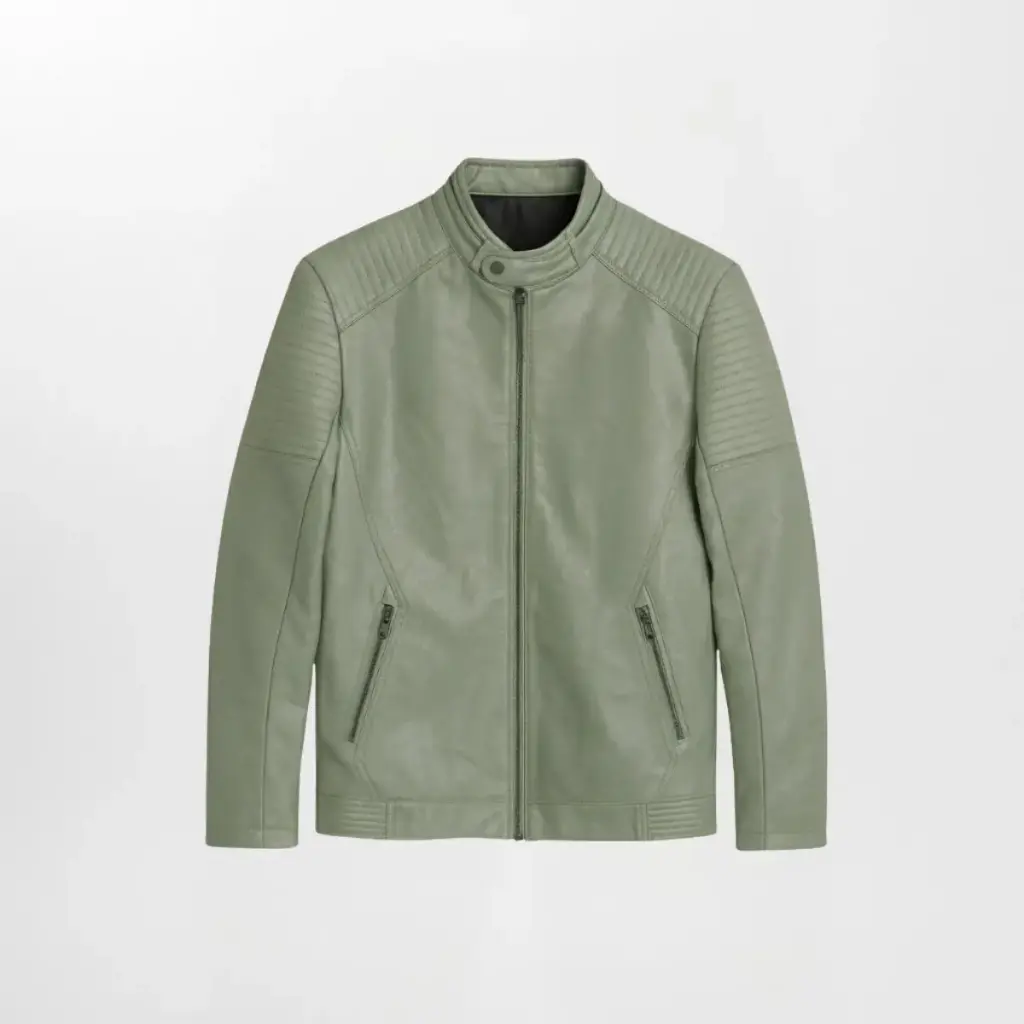 Urban Leather Jacket (M, Mint)