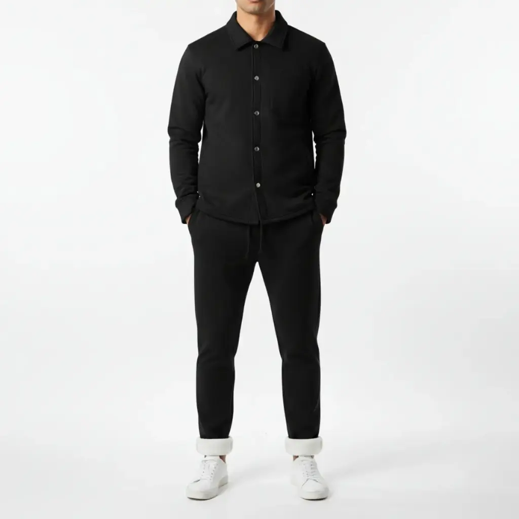 Essential Fleece Set (M, Black)