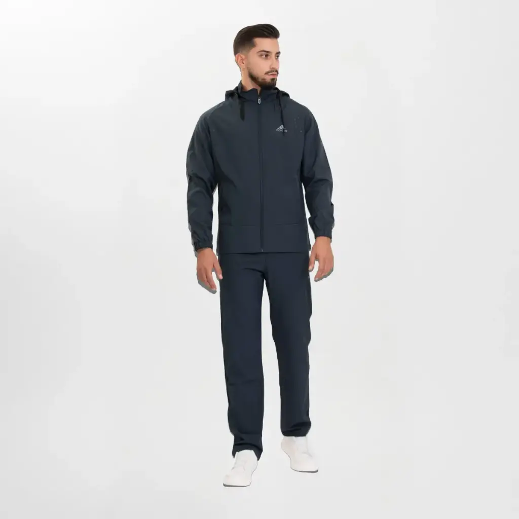 Adidas Essential Training Full-Zipper Tracksuit (M, Black)