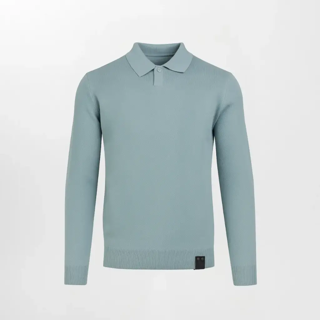 Heritage Button Polo T-Shirt (M, Black)