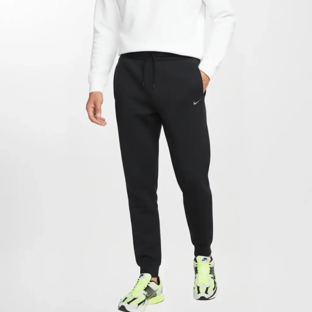 Nike Essentials Coated Fleece Pants (M, Black)